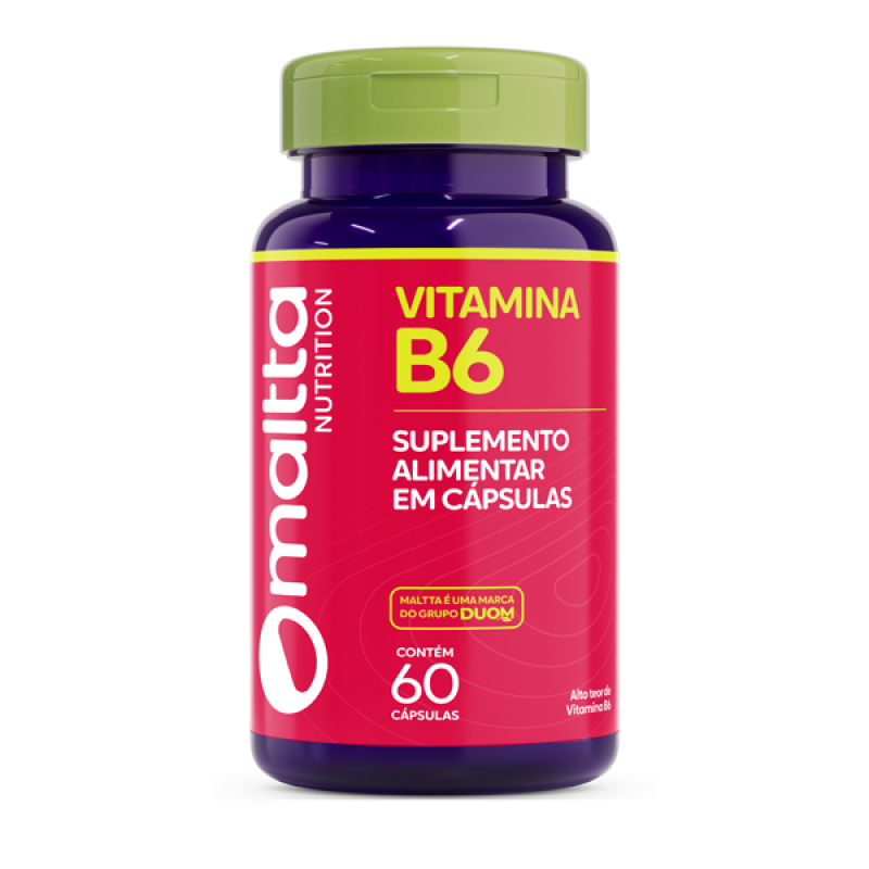 imagem do produto VITAMINA B6 60CAPS - MALTTA
