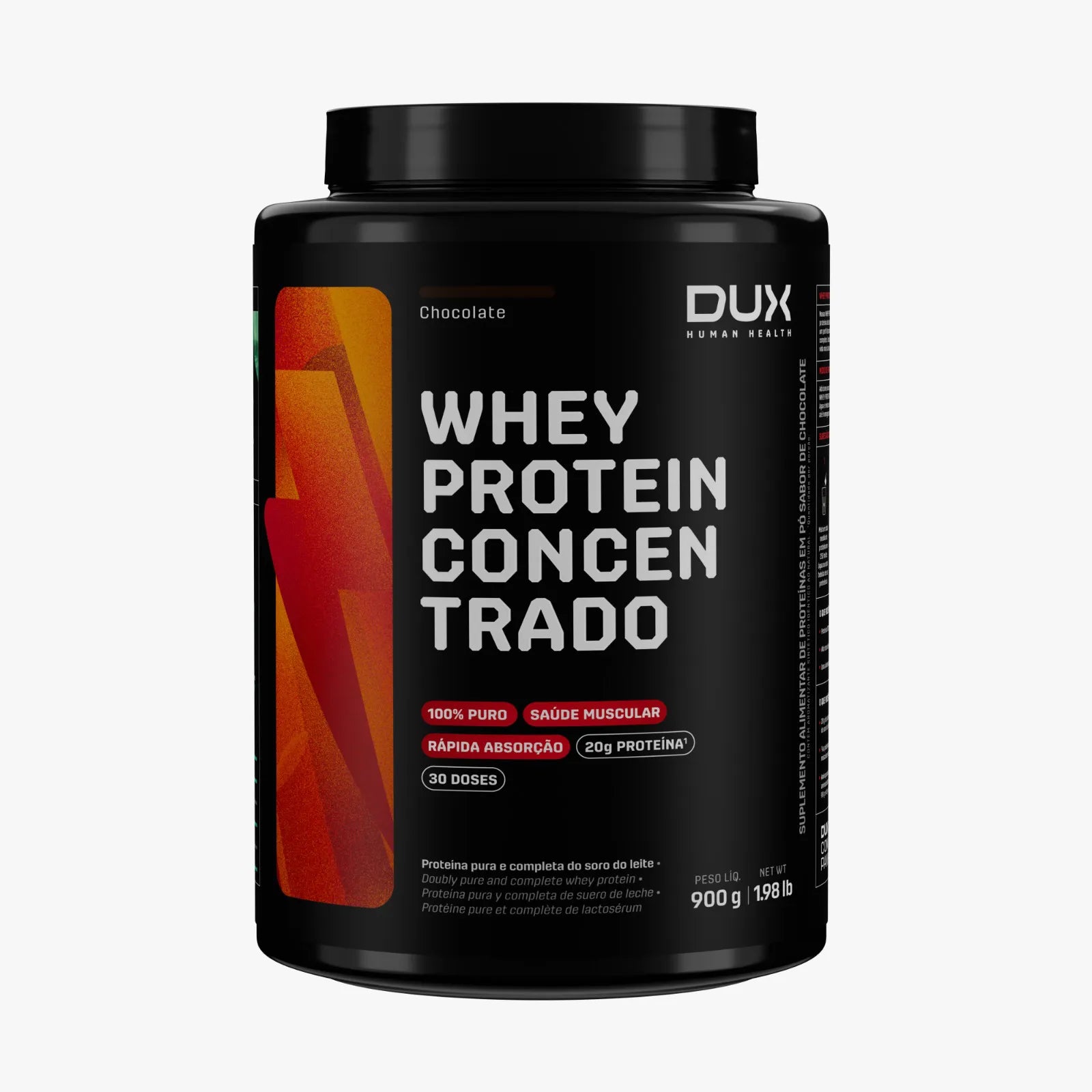 imagem do produto WHEY PROTEIN CONCENTRADO POTE 900G - DUX