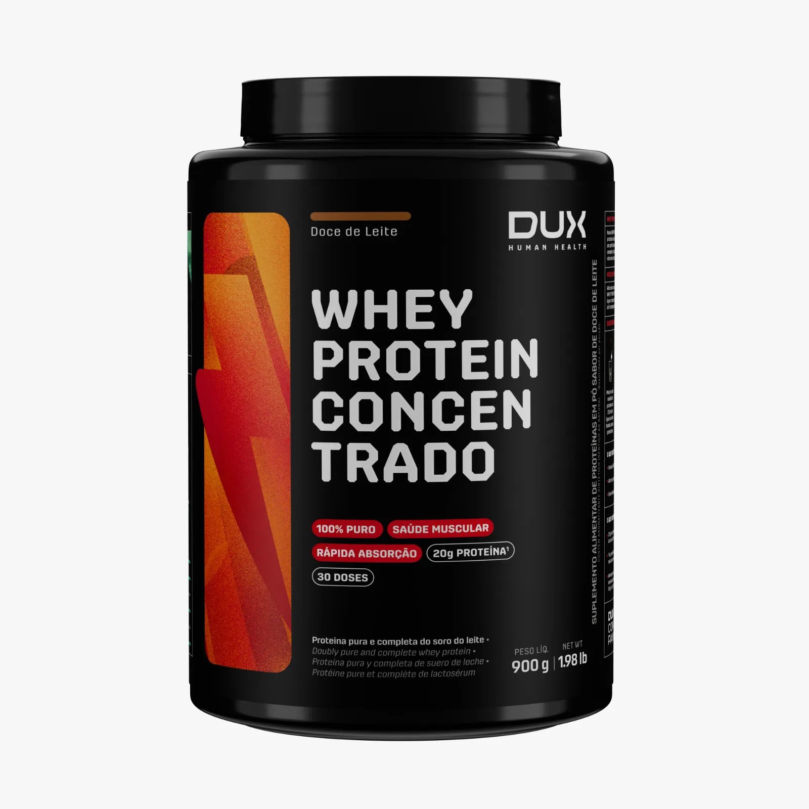 imagem do produto WHEY PROTEIN CONCENTRADO POTE 900G - DUX