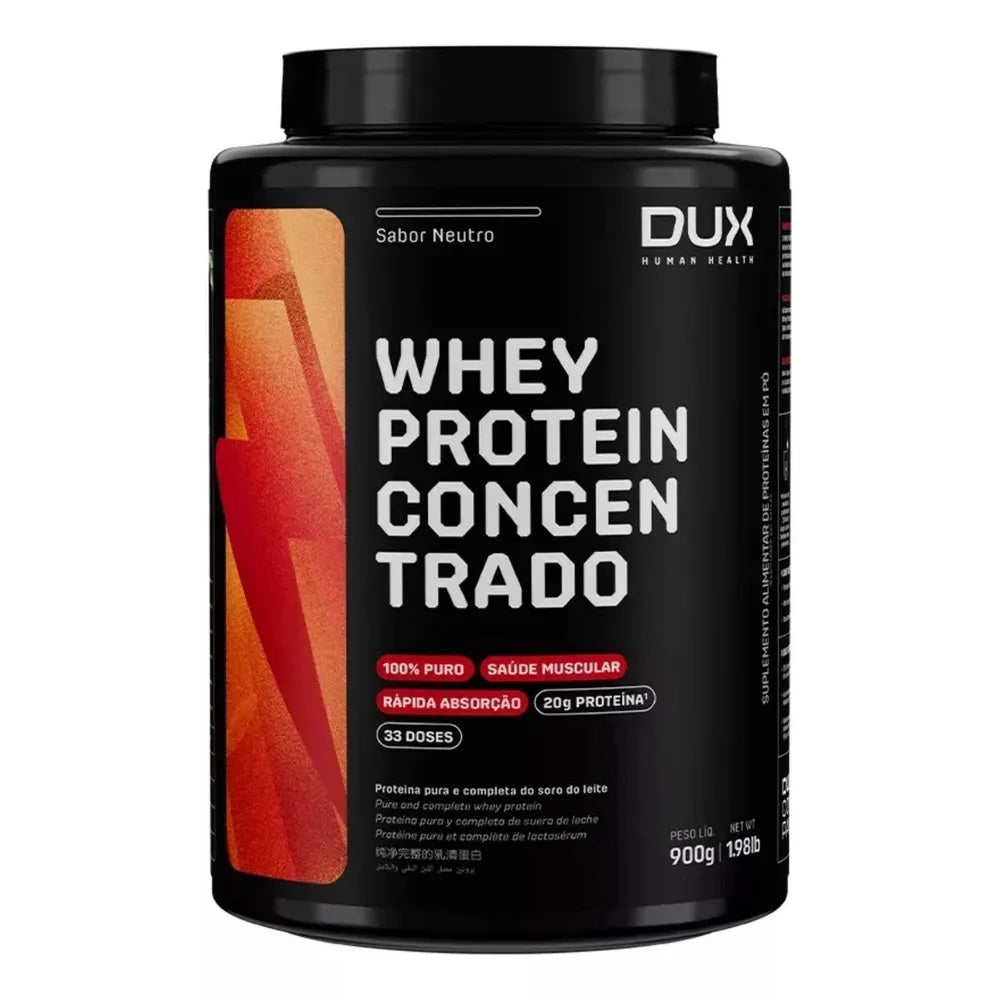 imagem do produto WHEY PROTEIN CONCENTRADO POTE 900G - DUX