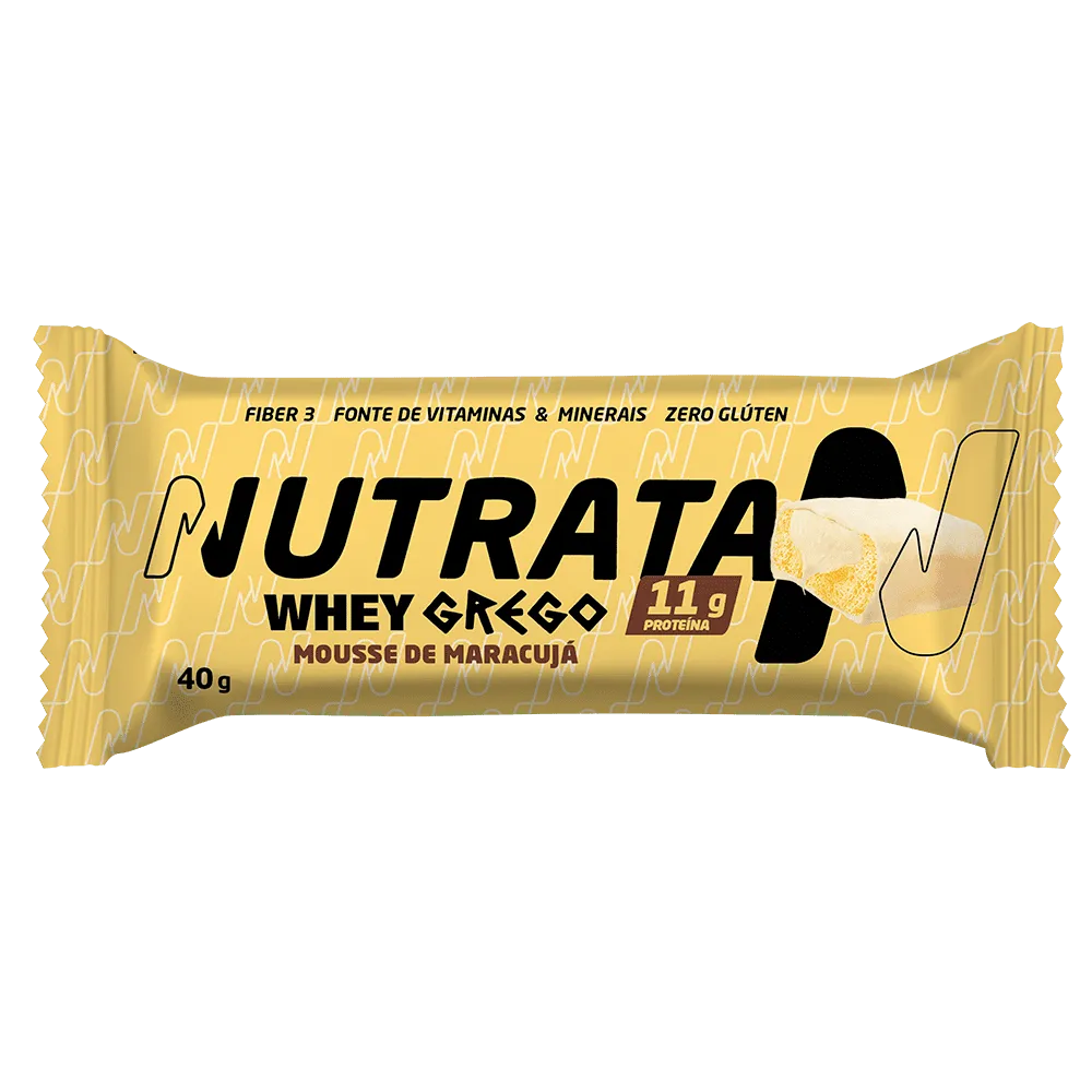 imagem do produto WHEY GREGO BAR 40G - NUTRATA