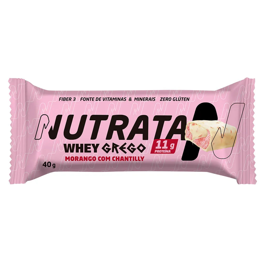 imagem do produto WHEY GREGO BAR 40G - NUTRATA