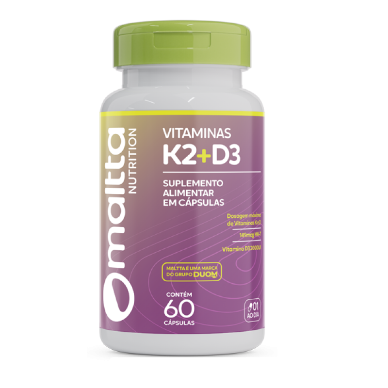 imagem do produto VITAMINA K2 + D3 60CAPS - MALTTA