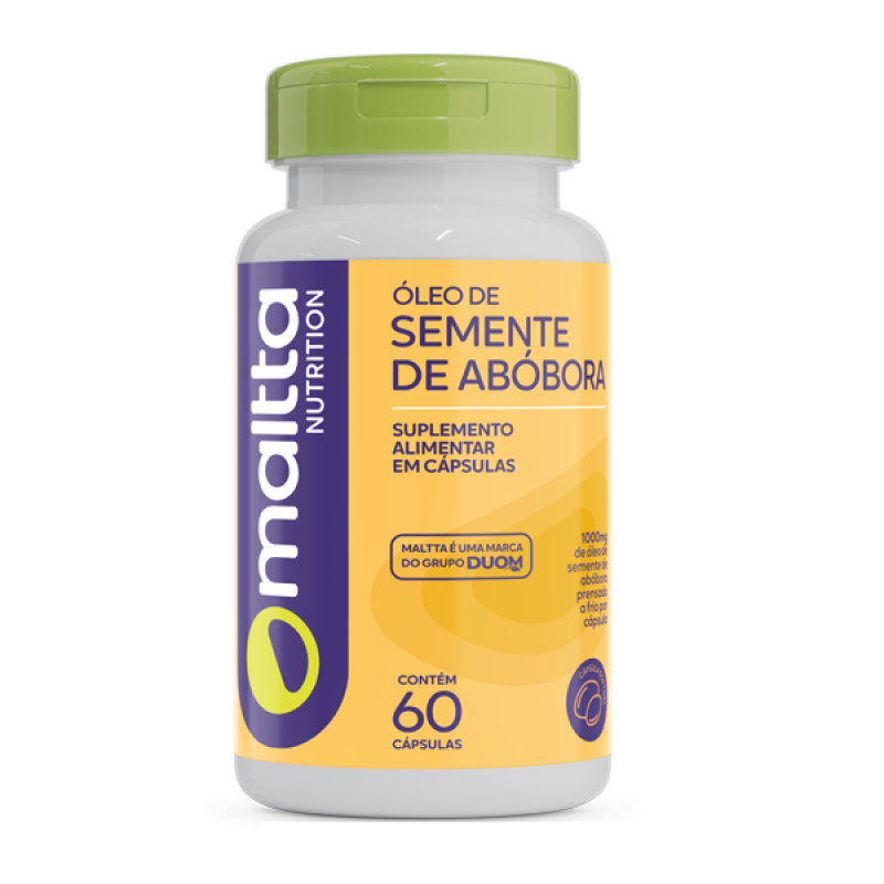 imagem do produto ÓLEO DE SEMENTE DE ABÓBORA 60CAPS - MALTTA