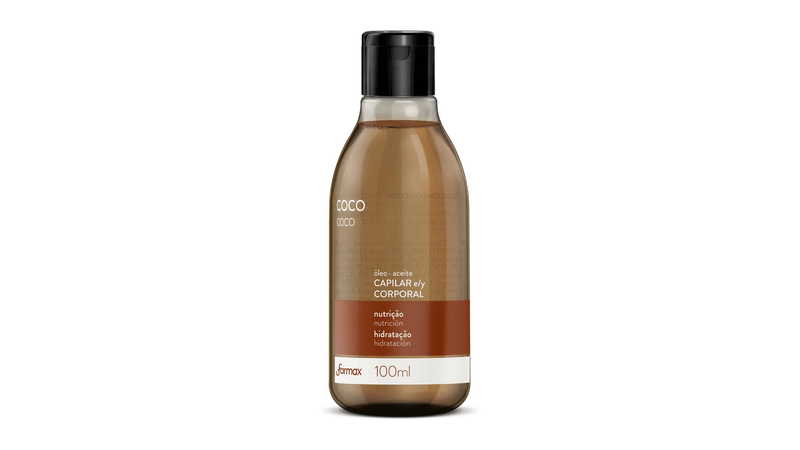 imagem do produto ÓLEO CORPORAL COCO 100ML FARMAX