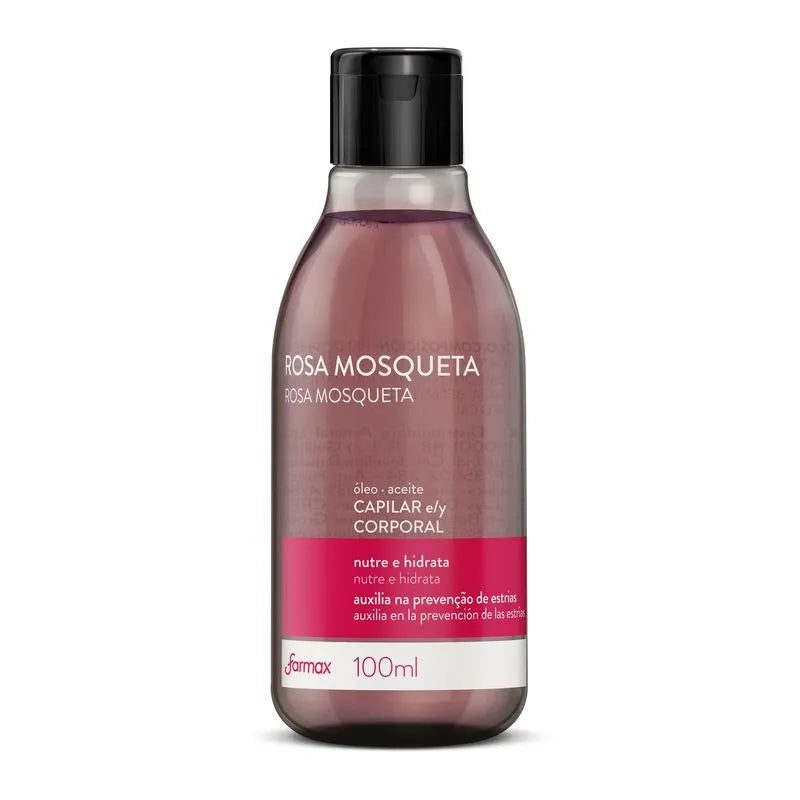 imagem do produto ÓLEO CORPORAL ROSA MOSQUETA 100ML FARMAX