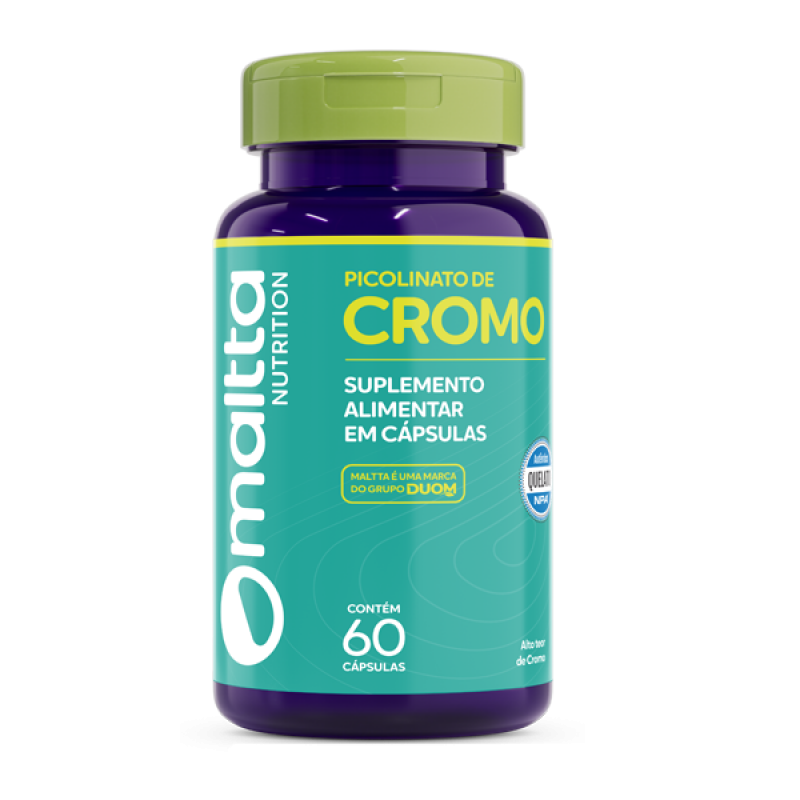 imagem do produto PICOLINATO DE CROMO 60CAPS - MALTTA