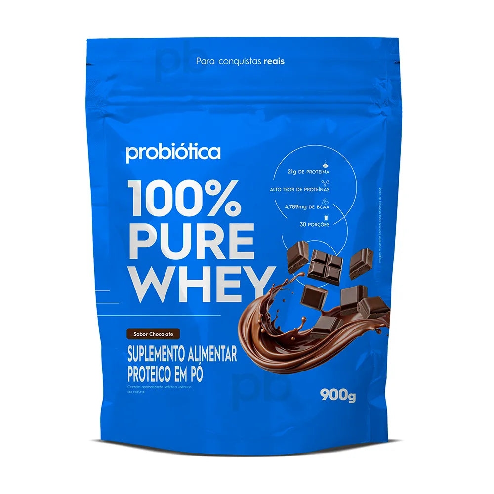 imagem do produto 100% PURE WHEY REFIL 900G PROBIÓTICA