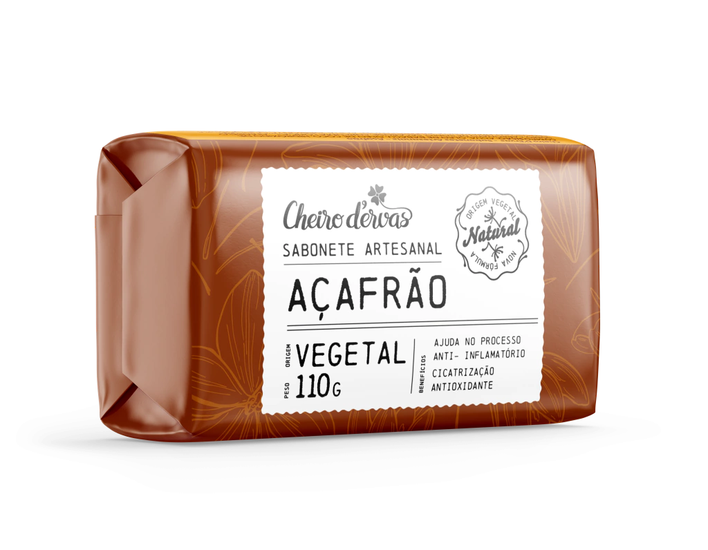 imagem do produto SABONETE DE AÇAFRÃO 110G - CHEIRO D'ERVAS