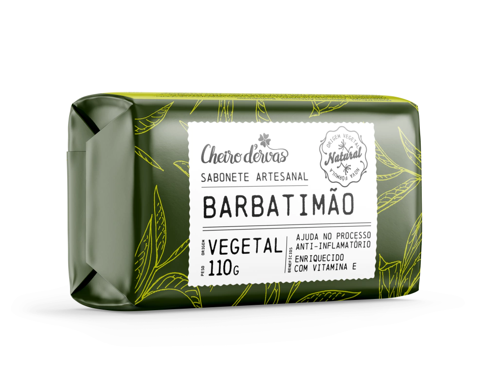 imagem do produto SABONETE DE BARBATIMÃO 110G - CHEIRO D'ERVAS