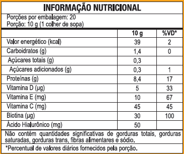 imagem do produto COLÁGENO + ÁCIDO HIALURÔNICO 200G SABOR LARANJA