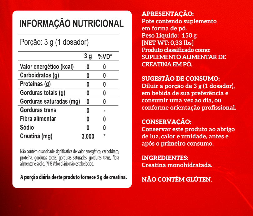 imagem do produto CREATINA 150G INTEGRALMÉDICA