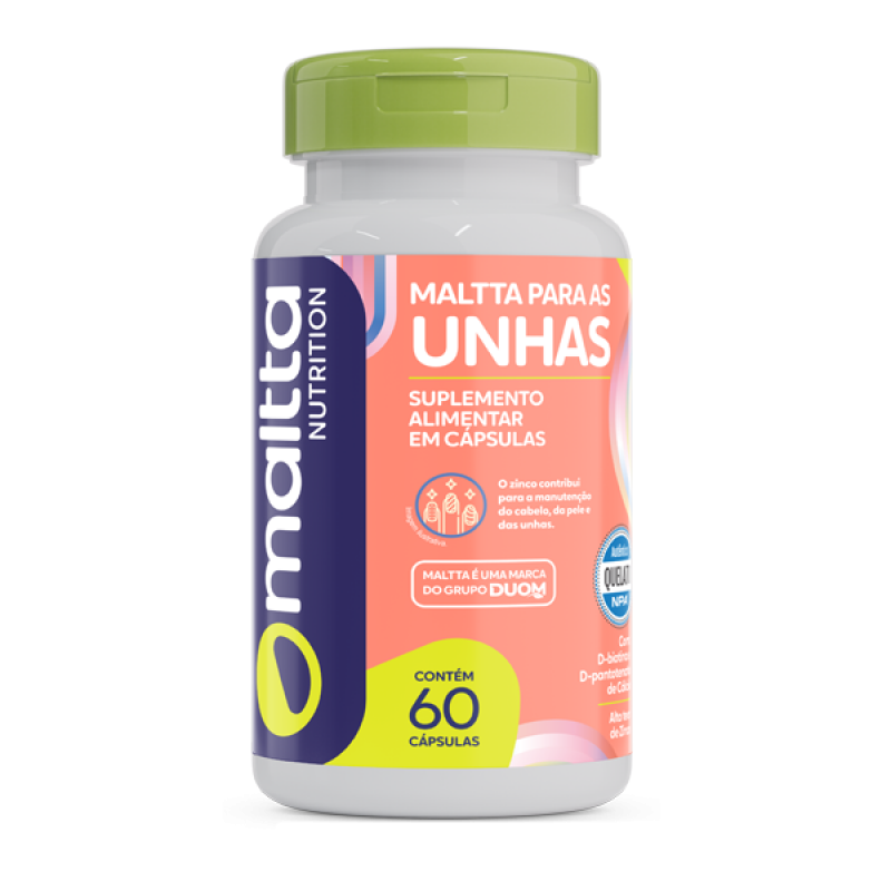 imagem do produto MALTTA PARA AS UNHAS 60CAPS - MALTTA