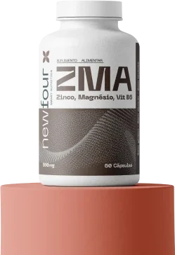 imagem do produto ZMA (ZINCO, MAGNÉSIO, VIT. B6) 60CAPS - NEW FOUR