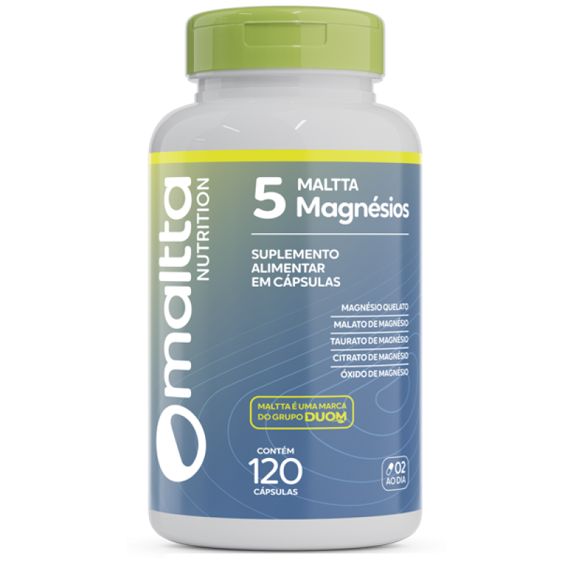 imagem do produto 5 MAGNÉSIOS 120CAPS - MALTTA