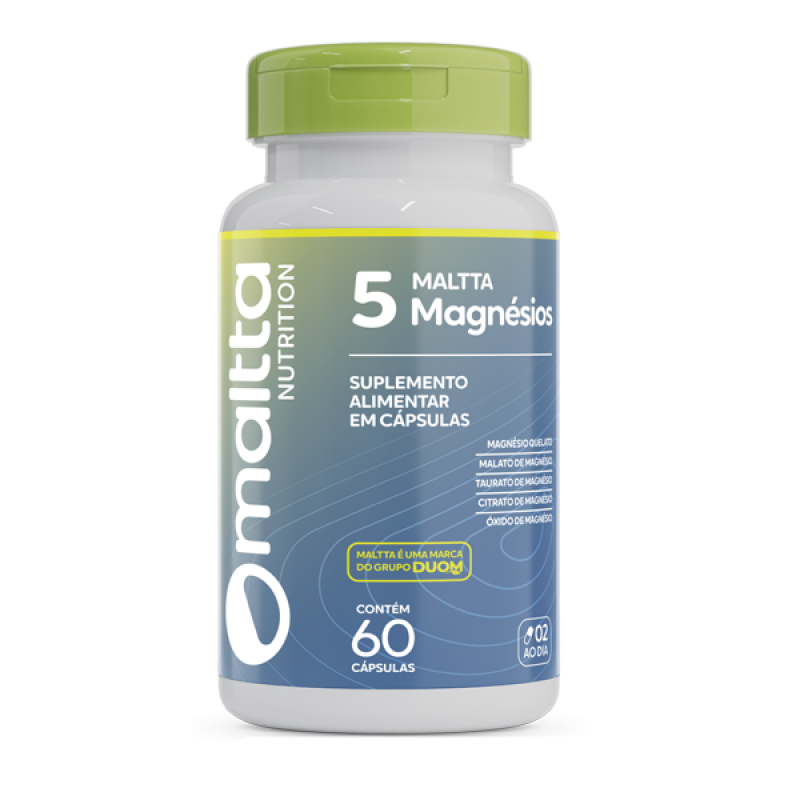 imagem do produto 5 MAGNÉSIOS 60CAPS - MALTTA