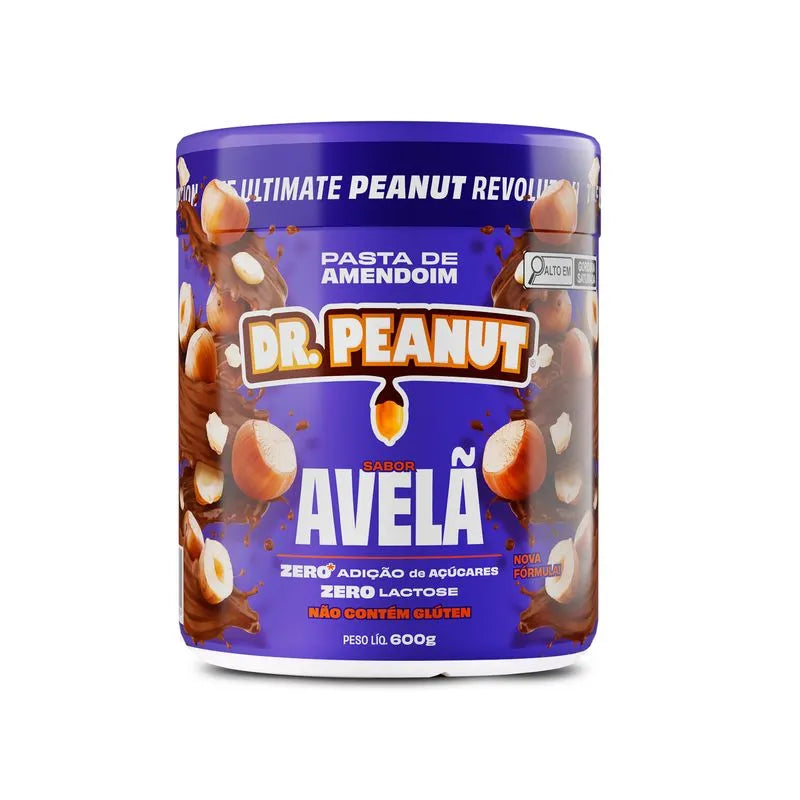 imagem do produto PASTA DE AMENDOIM DR. PEANUT AVELÃ 600G