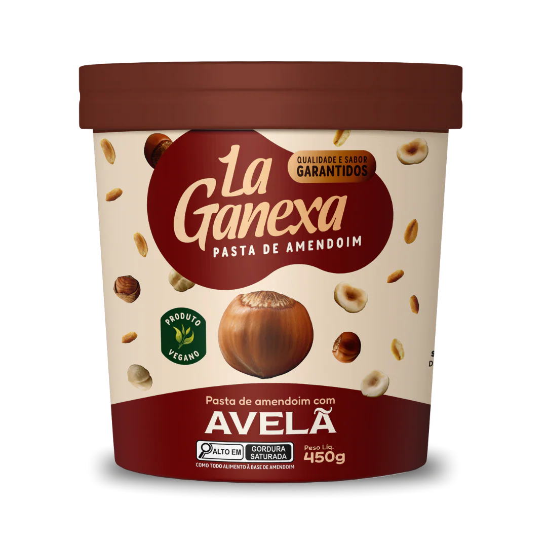 imagem do produto PASTA DE AMENDOIM LA GANEXA AVELÃ 450G