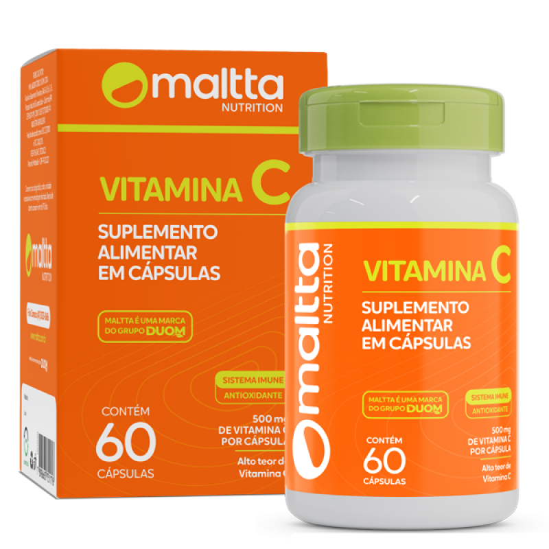 imagem do produto VITAMINA C 60CAPS - MALTTA