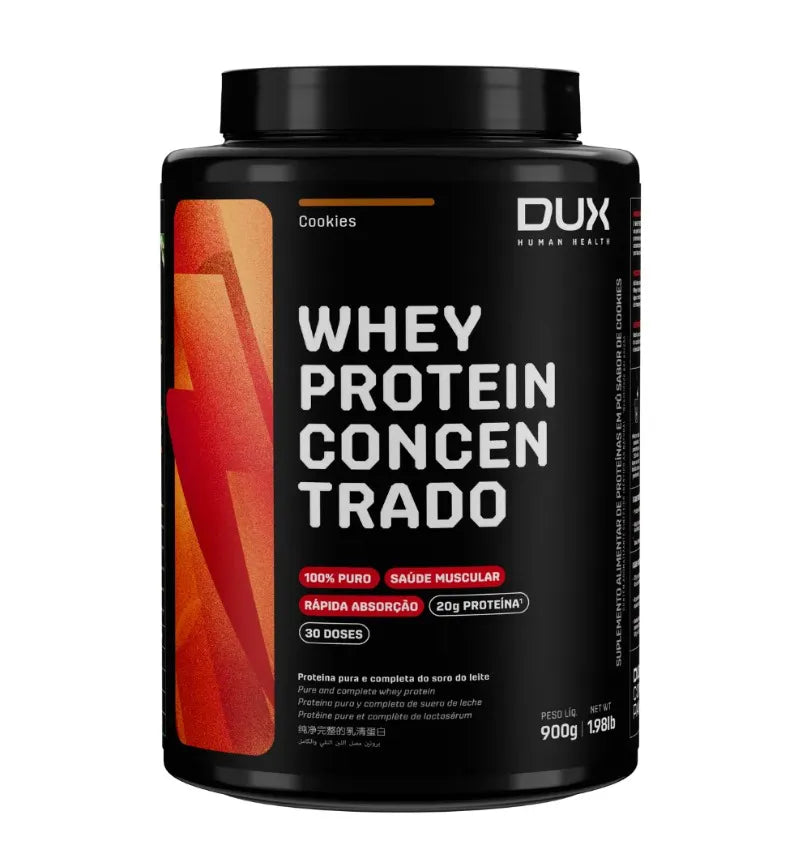 imagem do produto WHEY PROTEIN CONCENTRADO POTE 900G - DUX