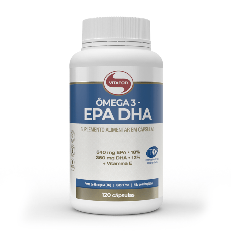 imagem do produto OMEGA 3 EPA E DHA 120CAPS  - VITAFOR