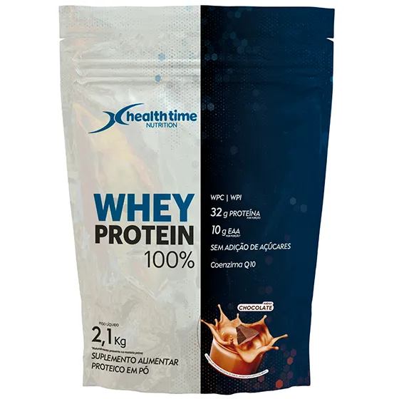 imagem do produto 100% WHEY REFIL HEALTH TIME 2,1KG