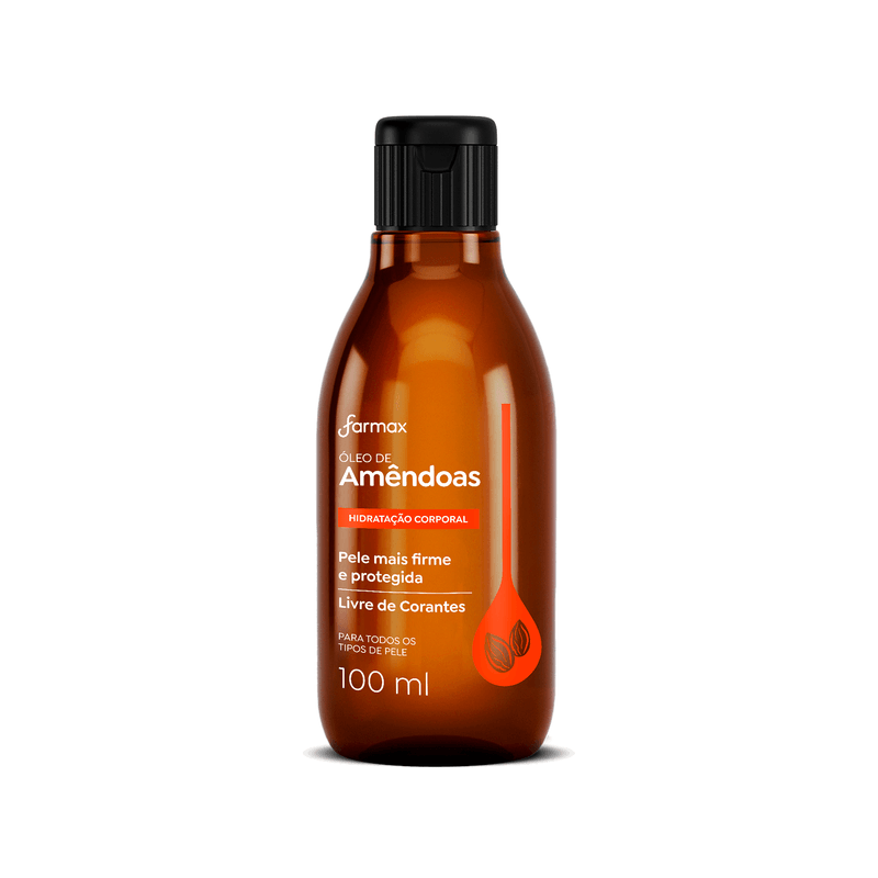 imagem do produto ÓLEO CORPORAL AMÊNDOAS 100ML FARMAX