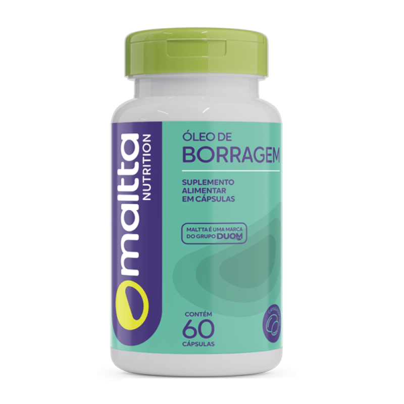 imagem do produto ÓLEO DE BORRAGEM 60CAPS - MALTTA