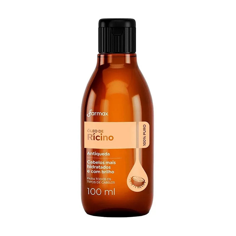 imagem do produto ÓLEO DE RÍCINO PURO 100ML FARMAX