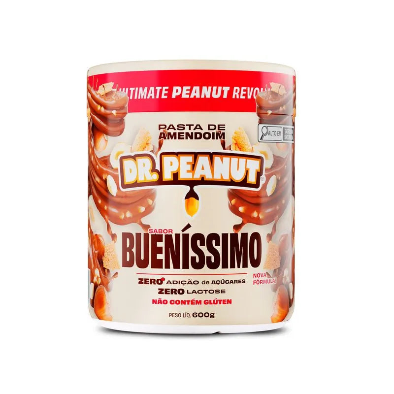 imagem do produto PASTA DE AMENDOIM DR. PEANUT BUENISSIMO 600G