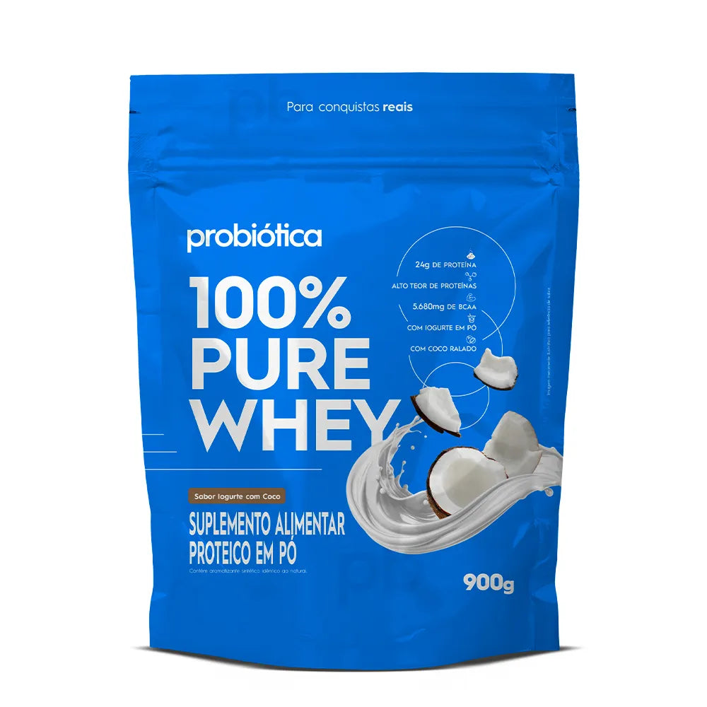 imagem do produto 100% PURE WHEY REFIL 900G PROBIÓTICA