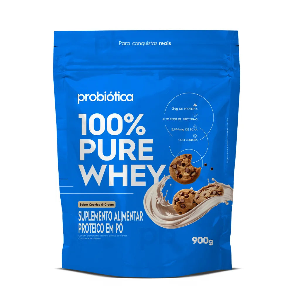 imagem do produto 100% PURE WHEY REFIL 900G PROBIÓTICA
