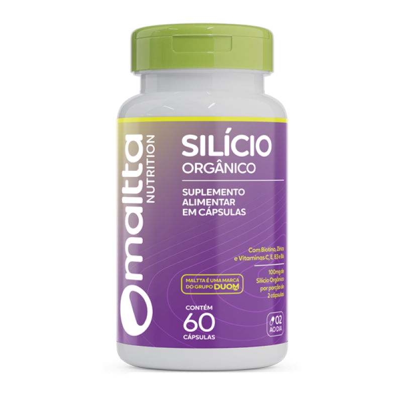 imagem do produto SÍLICO ORGÂNICO 60CAPS - MALTTA