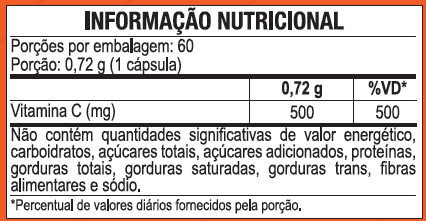 imagem do produto VITAMINA C 60CAPS - MALTTA