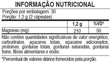 imagem do produto CLORETO DE MAGNÉSIO 60CAPS - MALTTA