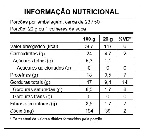 imagem do produto PASTA DE AMENDOIM LA GANEXA CREME DE AVELÃ 450G