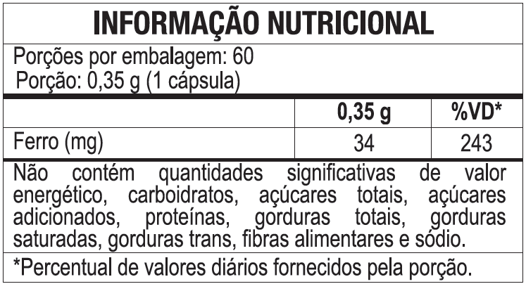 imagem do produto FERRO 60CAPS - MALTTA