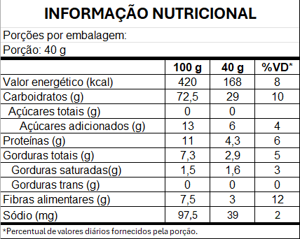 imagem do produto GRANOLA COM FRUTAS VERMELHAS