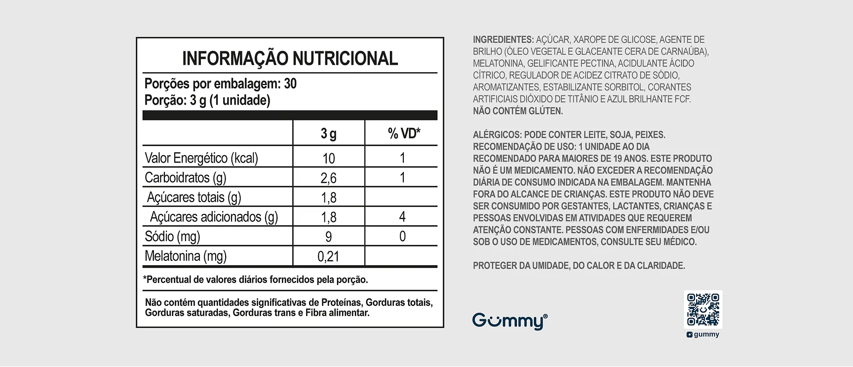 imagem do produto GUMMY NIGHT MELATONINA FRAMBOESA 30 GOMAS