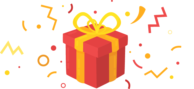 caixa presente - newsletter